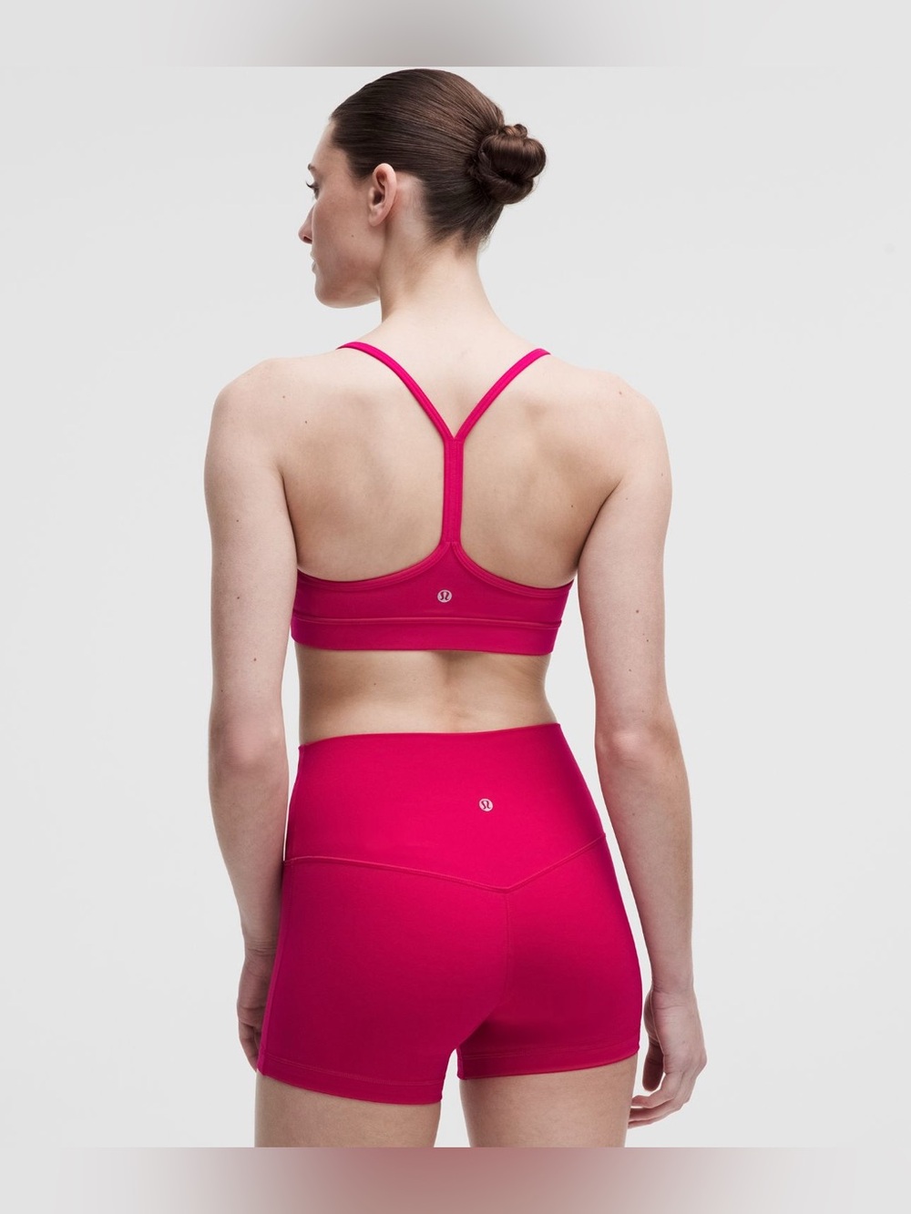 Lululemon Flow Y Bra Nulu Light Support, A-C Cups in Mulberry Spark (12/NWT) - Picture 9 of 9